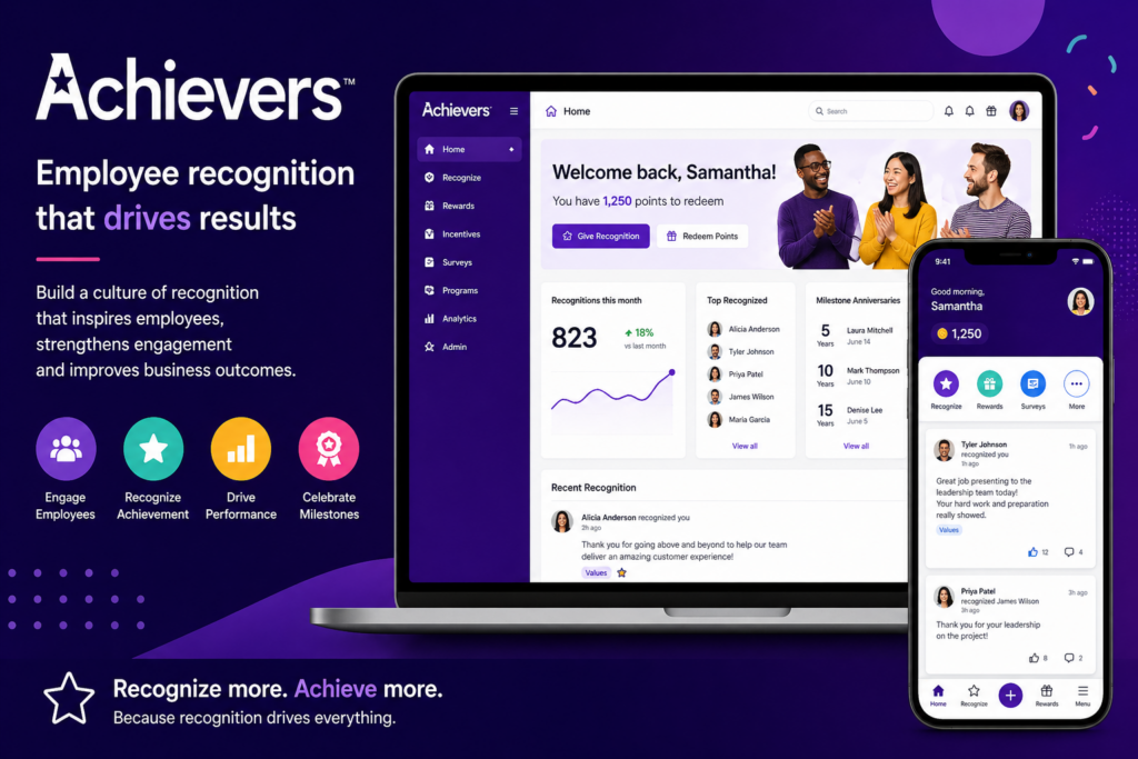 Achievers Best Rewards and Recognition Platforms